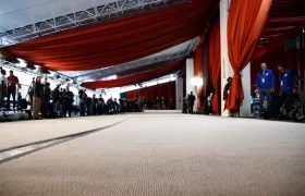 La alfombra champán por donde desfilarán las estrellas de Hollywood ya está lista.