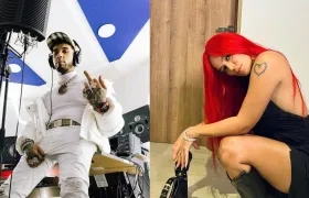 Anuel AA y Karol G, dos de los artistas más escuchados.