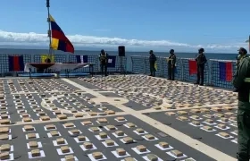 La droga estaba distribuida en 23 bultos envueltos en material sintético.