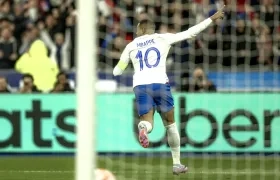 Mbappé marcó un doblete en la goleada 4-0 a Países Bajos, este viernes.