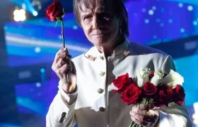 Roberto Carlos, cantautor brasileño.