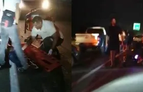 Lugar del accidente.