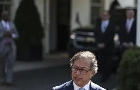 Presidente Gustavo Petro en la Casa Blanca.