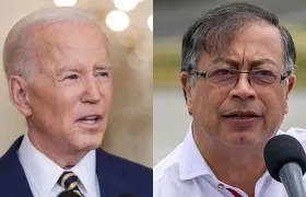 Joe Biden y Gustavo Petro