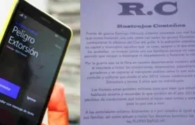 Los panfletos y las llamadas son las predilectas de los extorsionistas para intimidar a los comerciantes. 