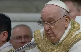 El Papa Francisco durante la Vigilia Pascual