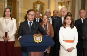 Presidente Gustavo Petro y su gabinete ministerial.