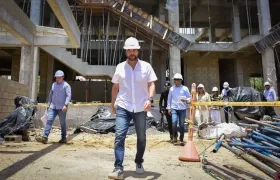 El Alcalde de Barranquilla, Jaime Pumarejo.