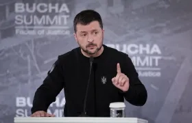 El presidente de Ucrania, Volodímir Zelenski