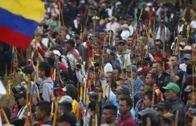 Miembros de la guardia campesina se reunieron con disidencias de las antiguas FARC en 'Casa Roja', en San Vicente del Caguán