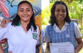 María Ángel Escobar Ruíz y Angeline García Cuesta, de Sucre para Misión MIT Harvard 2023: investigadoras Ondas’.