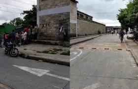 Calle 51 con carrera 1D, donde ocurrió el ataque sicarial. 