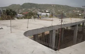 Avanzan las obras del Centro Gastronómico internacional de Puerto Colombia.