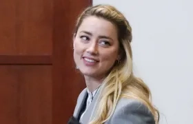 La actriz Amber Heard.