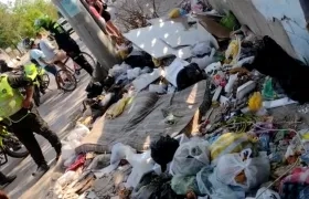 Lugar donde fueron hallados los restos óseos. 