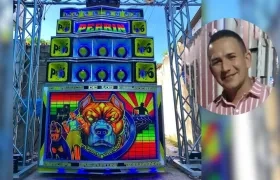 Picó "El Perrín" y su dueño Arnulfo Triana.