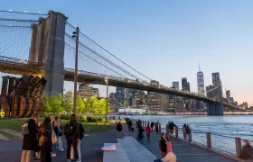 El puente de Brooklyn.