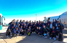 La Selección Colombia Sub-20 ya está en San Juan para jugar octavos de finales