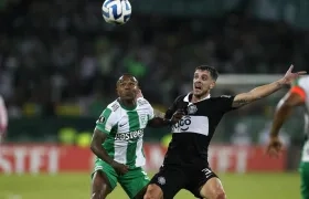 Dorlan Pabón marcó el primero de Nacional y llegó a seis goles en el torneo.