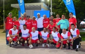 Delegación de Acord Atlántico en los Juegos Nacionales para periodistas.