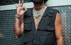 El rapero se presentó en el Reggaeton Lima Festival.