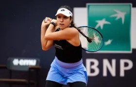 María Camila Osorio venció este sábado a la francesa Caroline García. 