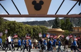 Primer día de protestas del Sindicato de Guionistas de Estados Unidos