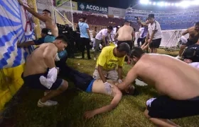 La tragedia se presentó en el estadio Cuscatlán. 