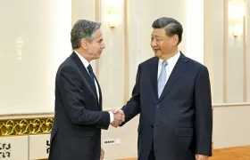 El secretario de Estado de EE.UU., Antony Blinken y el presidente chino, Xi Jinping.