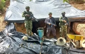 Capturados por explotación ilícita de yacimientos mineros 