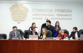Debate en la Comisión Primera de la Cámara de Representantes.