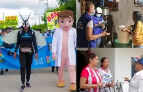 Campaña de prevención contra el dengue.