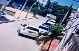 Momento en que ocurrió el atraco. 