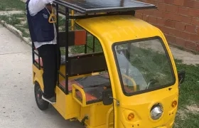Joao Herrera propuso motocarros con paneles solares.