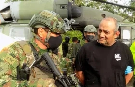 Dairo Antonio Úsuga David, alias 'Otoniel', el día de su captura.