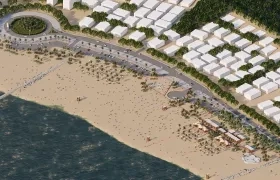 Así quedarán las playas de Miramar