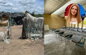 Avances de la escuela en La Guajira.