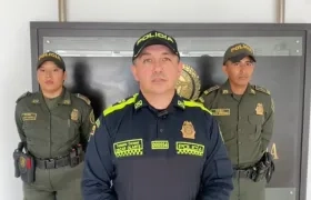 Teniente coronel Óscar Olarte. 