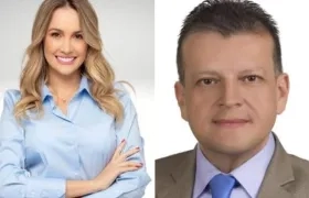 Senadora Ana María Castañeda y Representante Jairo Huberto Cristo.