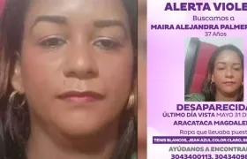 Mayra Alejandra Palmera, desaparecida en Aracataca, Magdalena