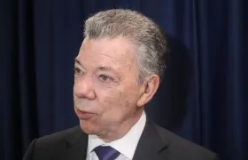 El expresidente Juan Manuel Santos
