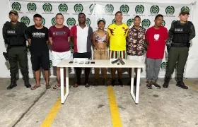 Los siete capturados en varios allanamientos están señalados de hacer parte de 'Los Pepes Costeños'.