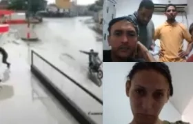 Imagen del ataque y los judicializados.