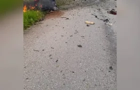 Atentado con carro bomba en Arauca.