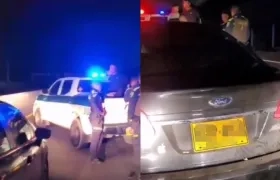 Dos de los presuntos ladrones fueron capturados.