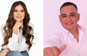 Carmiña Navarro y Fabián Bonett.