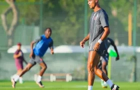 Cristiano Ronaldo durante el último entrenamiento.
