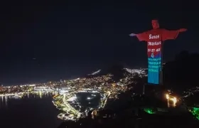 La imagen del Cristo Redentor.