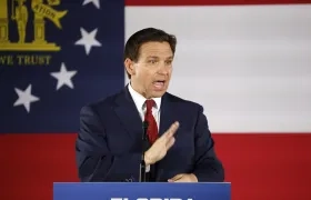 El gobernador de Florida y candidato a las primarias republicanas, Ron DeSantis.