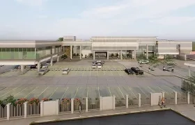 Fachada del Nuevo Hospital Juan Domínguez Romero de Soledad.